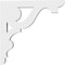 Ekena Millwork Robin Architectural Grade PVC Bracket, 5/8"W X 6"D X 6"H BKTP01X06X06RB - alternate 2